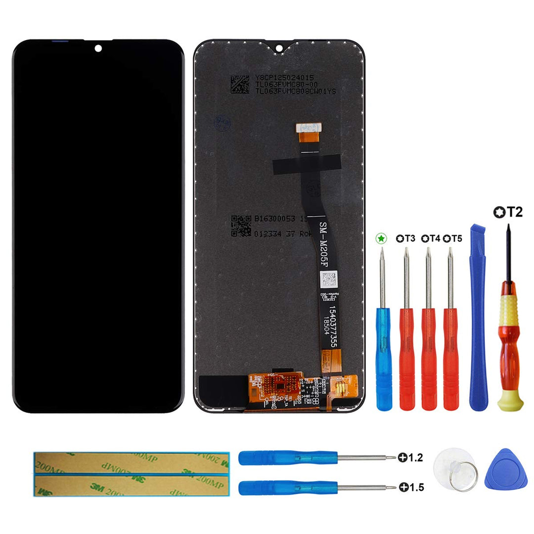 swark LCD Display Kompatibel mit Samsung Galaxy M20 M205 2019 6.3 inch Schwarz (ohne Rahmen) Touchsc