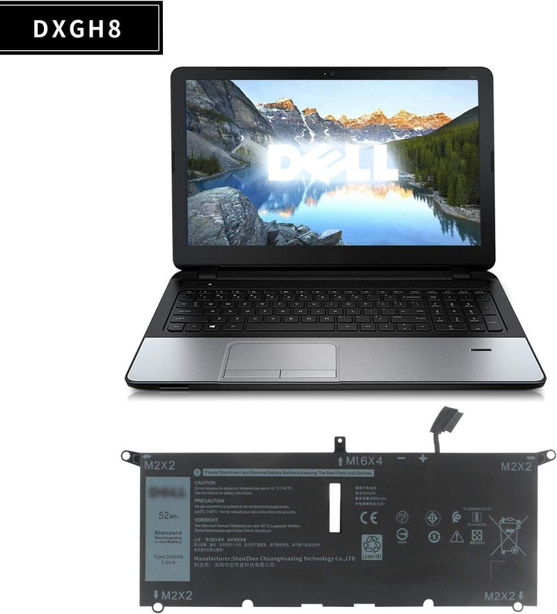 OUSIDE DXGH8 Laptop Akku für Dell XPS 13 9370 9380 0H754V FHD 13-9370-D1705S Series Notebook G8VCF P