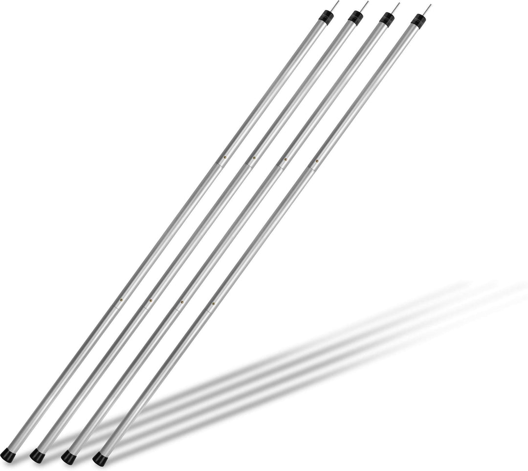 Aufstellstange Zeltstange Stützstange aus Aluminium 120 bis 180 cm - 3 Segmente für Vor-Zelt, Sonnen