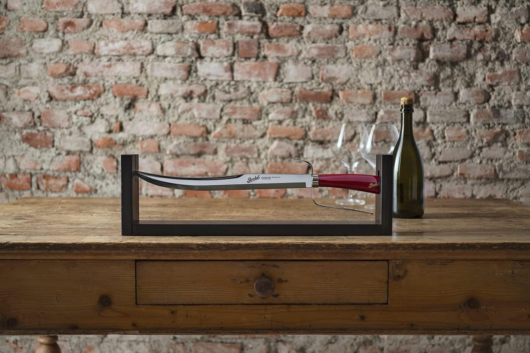Van Berkel - Champagnersäbel Superior - Sabrage Serie | Klingenlänge: 52 cm | Griff: Rot Rot Normal,