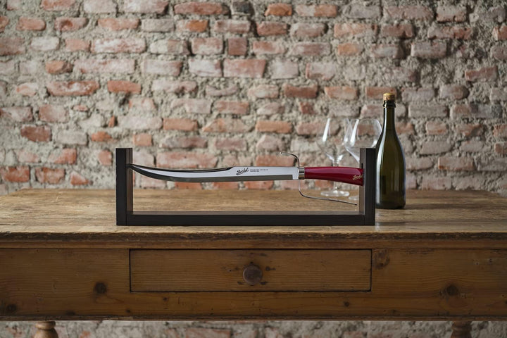 Van Berkel - Champagnersäbel Superior - Sabrage Serie | Klingenlänge: 52 cm | Griff: Rot Rot Normal,