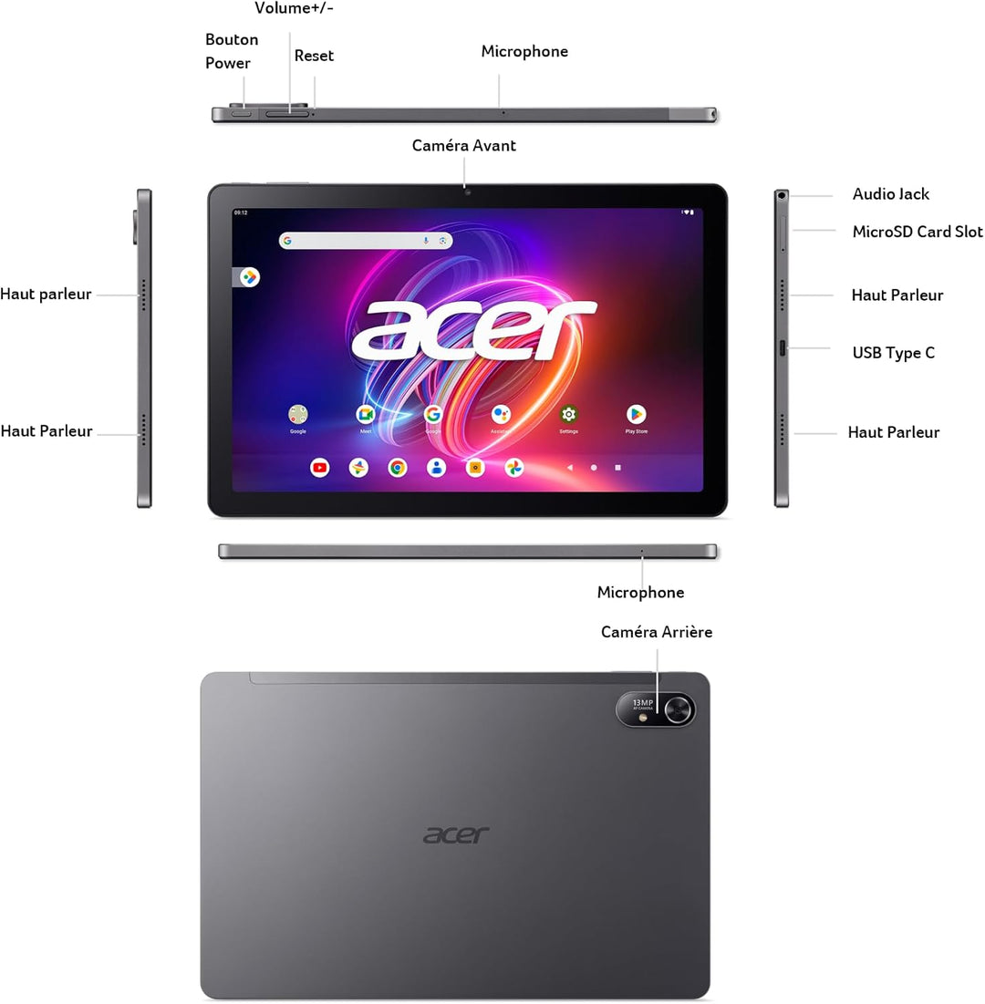 acer Iconia Tab P11 (P11-11-86K4) Tablet 11 Zoll 2K Quantum Dot, QLED, IPS-Display - MediaTek MT8781