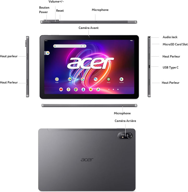 acer Iconia Tab P11 (P11-11-86K4) Tablet 11 Zoll 2K Quantum Dot, QLED, IPS-Display - MediaTek MT8781