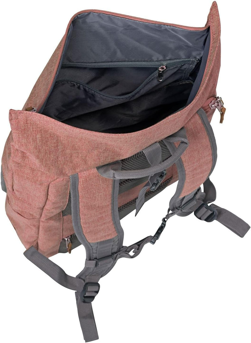 travelite Handgepäck Rucksack mit Laptop Fach 15,6 Zoll, Gepäck Serie BASICS Daypack Rollup: Praktis