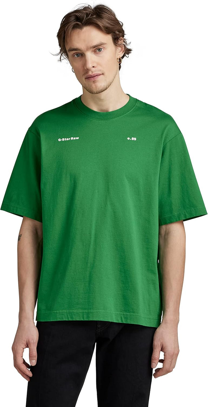 G-STAR Herren Unisex Boxy Base T-Shirt T-Shirts XS Grün (Jolly Green D23218-c336-d608), XS Grün