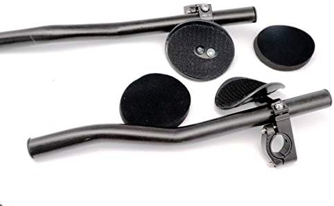 CarbonEnmy verbesser Alu Lenker MTB Rennrad TT Rest Bar Zeitfahren/Triathlon Fahrradlenker Schwarz