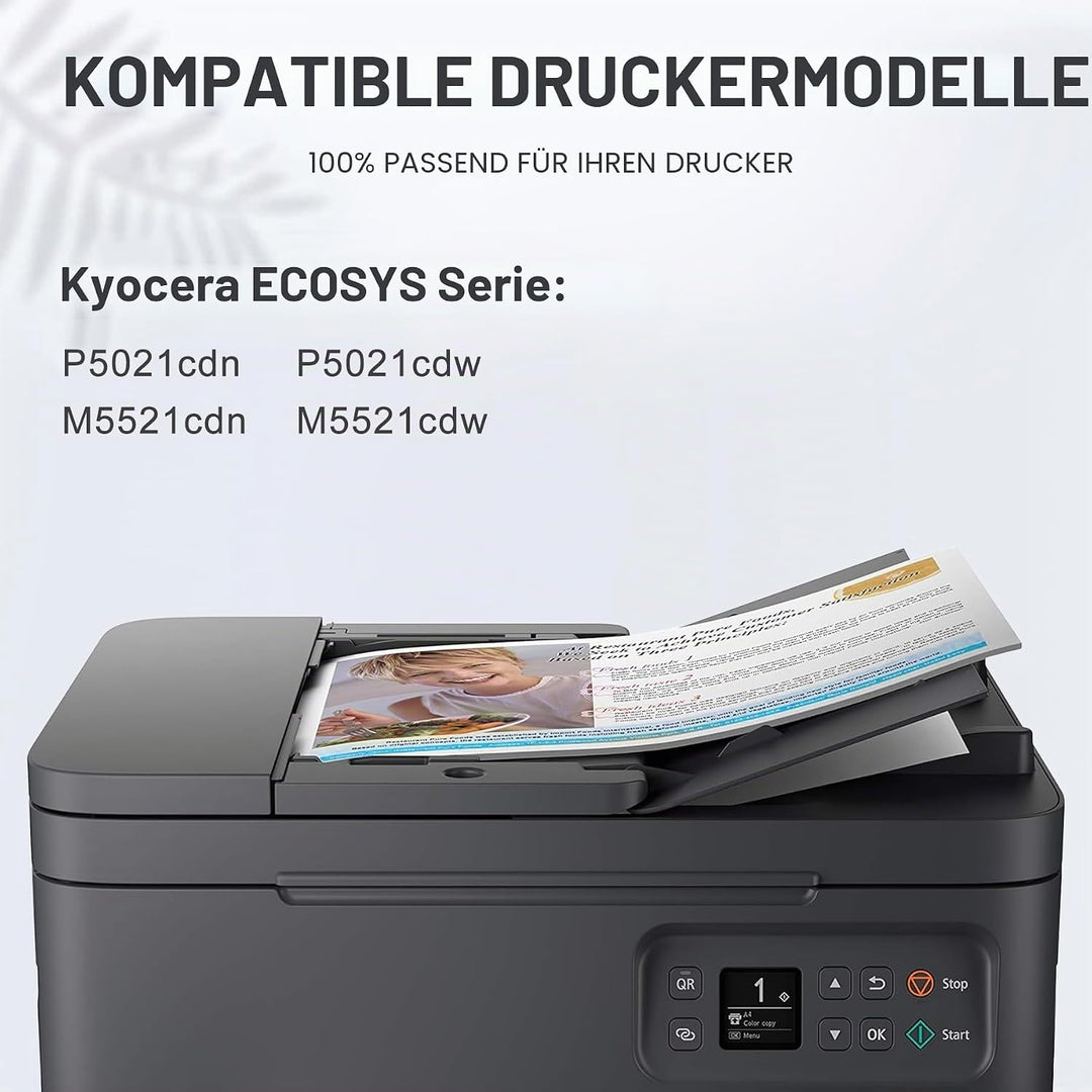 SavFinto Kompatibel für Kyocera ECOSYS M5521cdw Toner Ersatz für Kyocera TK5220 TK 5220 für Kyocera