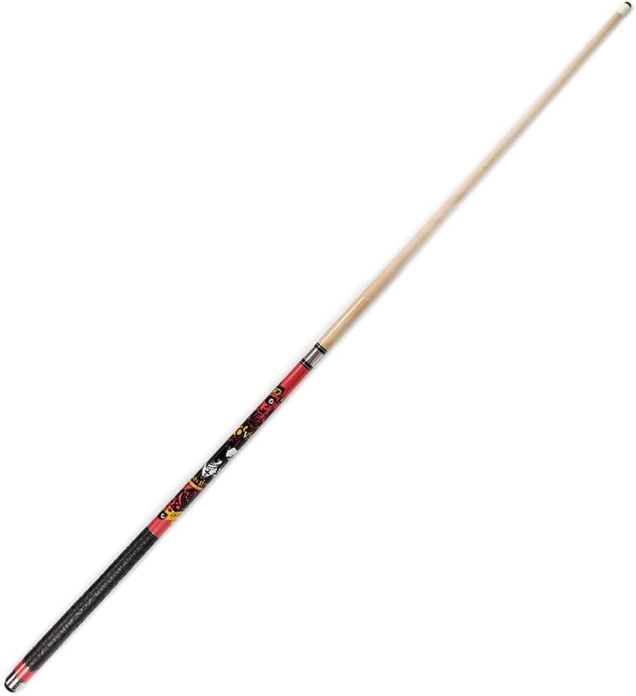 CUESOUL Gorgeous 58inches 19oz Pool Quee Stick, 13mm Spitze rot, rot