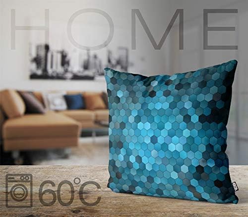 VOID Hexagon Muster Kissenbezug Kissenhülle Sofakissen Kissen Deko Outdoor-Kissen Dekokissen, Kissen