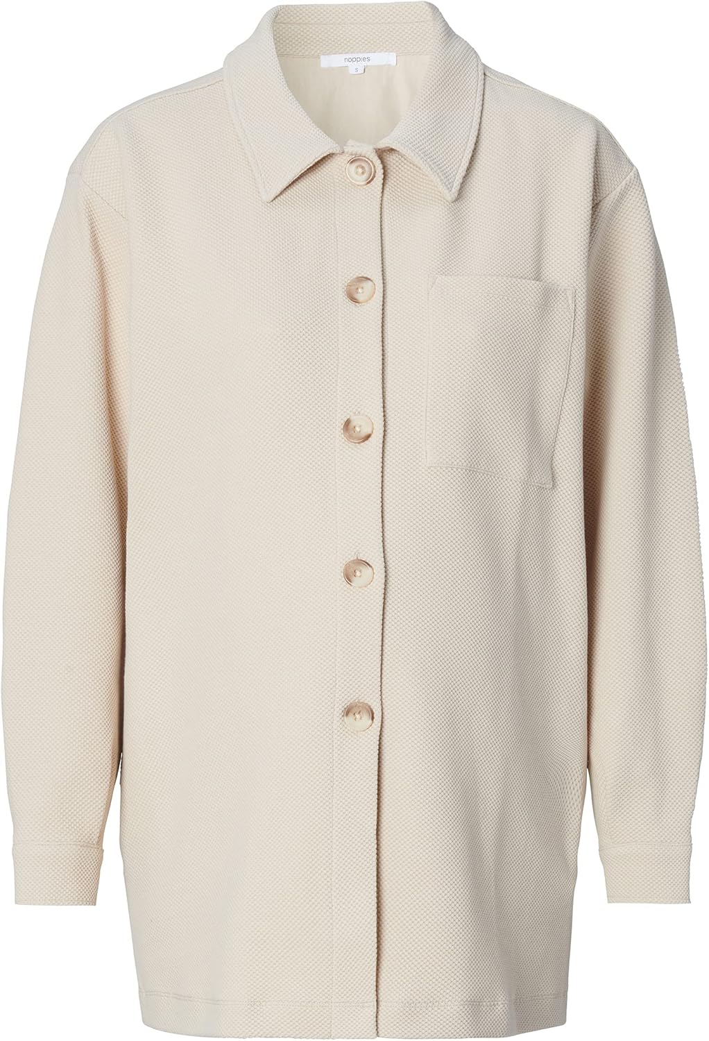Noppies Damen Jacket Long Sleeve Kenyon Jacke 34 Oatmeal - P807, 34 Oatmeal - P807
