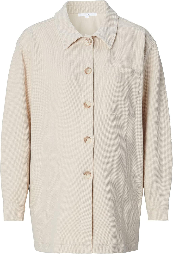 Noppies Damen Jacket Long Sleeve Kenyon Jacke 34 Oatmeal - P807, 34 Oatmeal - P807