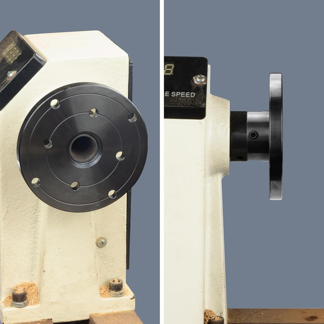 DEEFIINE Holzdrehstärte 4 Zoll 100mm Flansch Frontplatte Holz Drehmaschine Chuck M33 X 3,5 Faden Ges