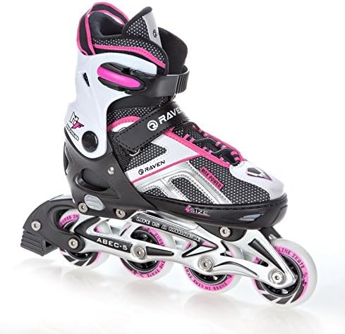 RAVEN Pulse 2in1 Schlittschuhe Inline Skates Inliner für Kinder und Erwachsene verstellbar 40-43 (25