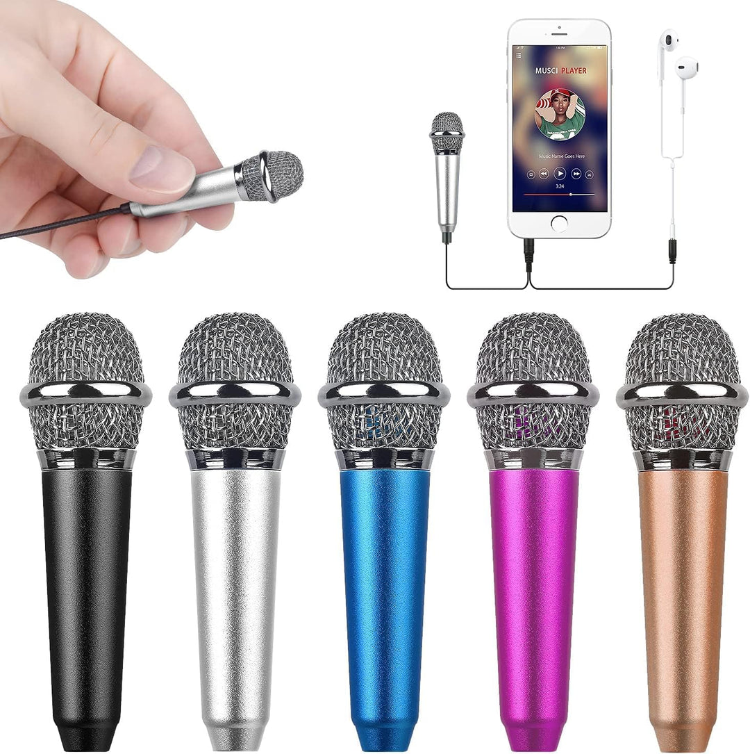 Mini Tragbares Gesangsmikrofon / Instrumentenmikrofon für Handy Laptop Notebook Apple iPhone Samsung