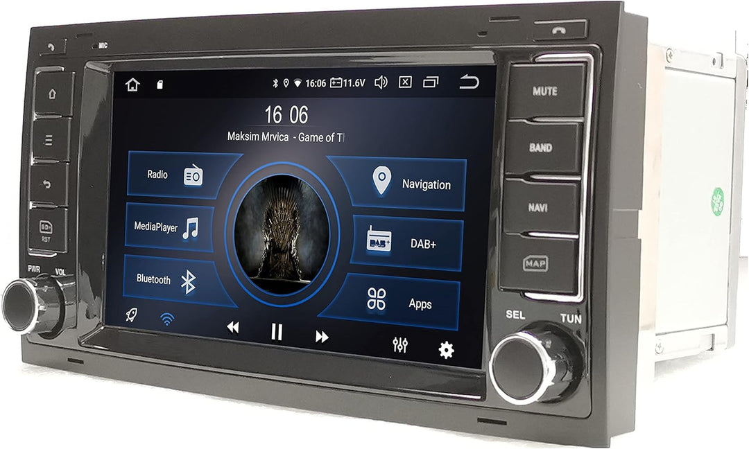 M.I.C. AVTO7 Android 12 Autoradio mit navi Qualcomm Snapdragon 665 4G+64G Ersatz für VW T5 multivan