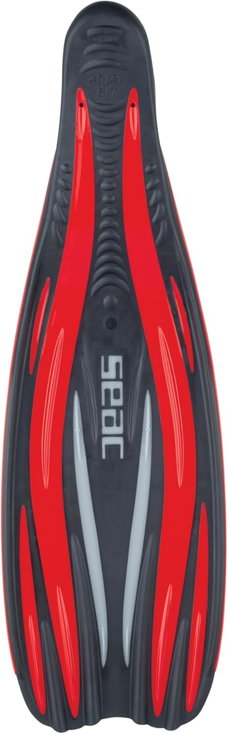 SEAC Unisex Tauchen Flosse F-100 Pro rot 36/37, rot 36/37
