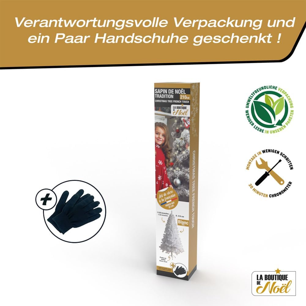 LA BOUTIQUE DE Noël Künstlicher Weihnachtsbaum in Tradition und Qualität — Weihnachtsbaum mit Stände