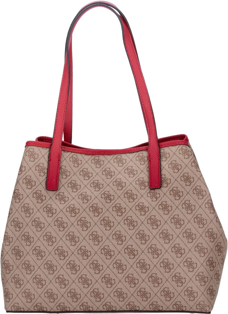 GUESS Damen Vikky Tote Bag Braun, Braun