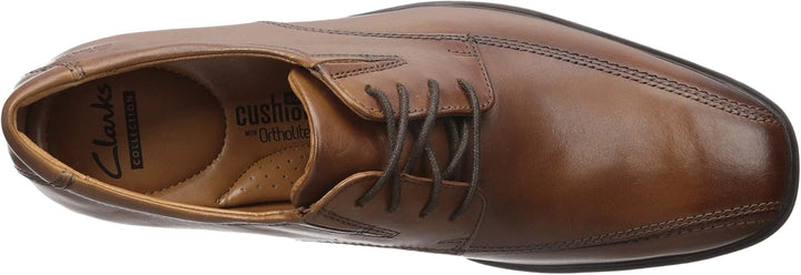 Clarks Herren Stafford Park5_Derby 42 EU Dunkelbraunes Leder, 42 EU Dunkelbraunes Leder