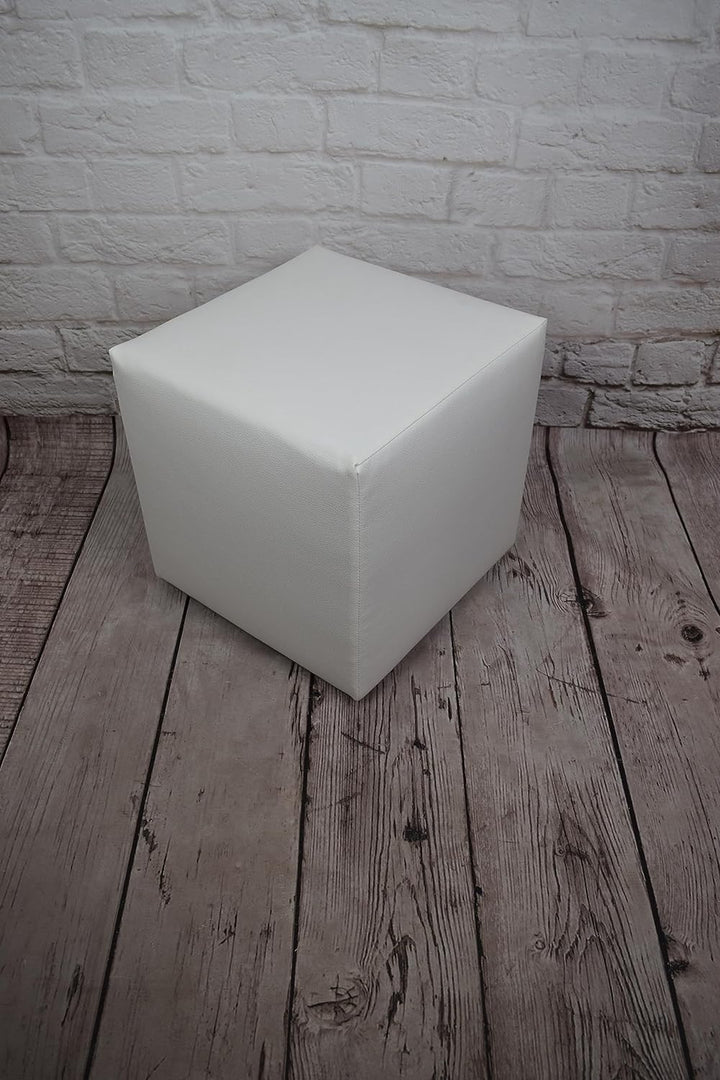 Sitzhocker 40x40 Bequemer Würfelhocker 40x40 – Strapazierfähiger Polsterstoff, solide Konstruktion,