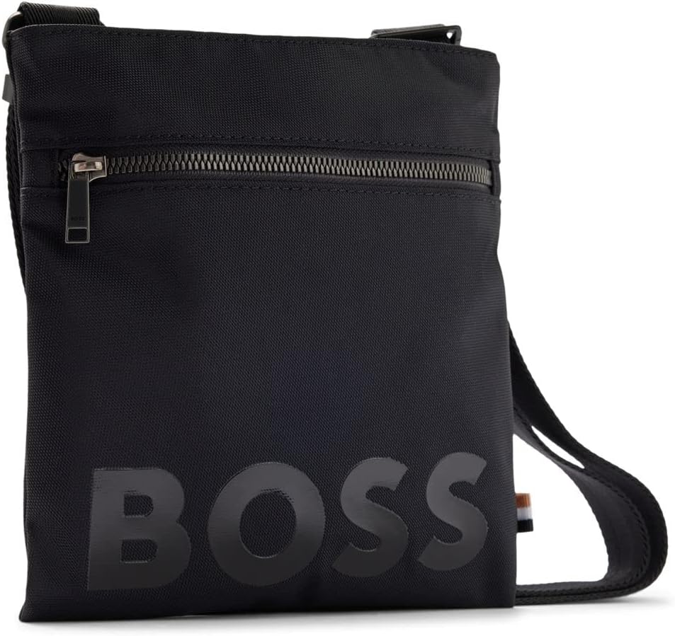 BOSS Herren Umhängetasche Catch_S zip env Einheitsgrösse Black1, Einheitsgrösse Black1