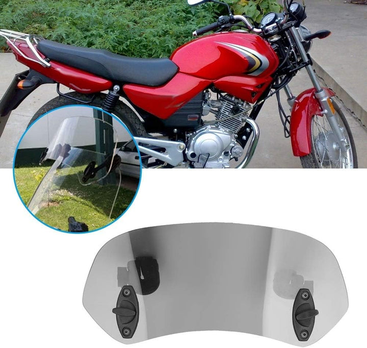 DEWIN Motorrad Windschild, Street Glide Special Windschild Motorrad Einstellbare Clip On Windschutzs
