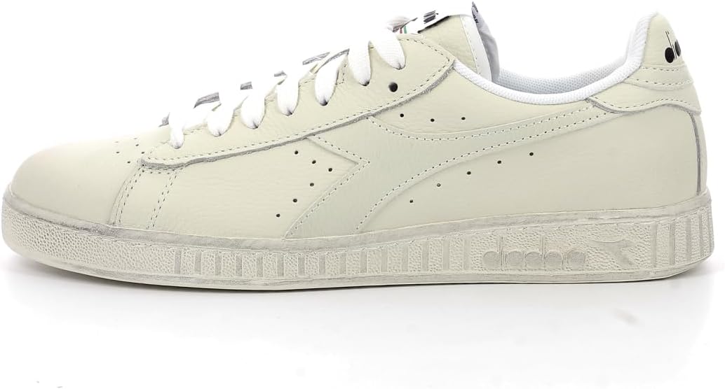 Diadora Game L Low Waxed 9000006031, Sneakers 36 EU Weiss White White White, 36 EU Wei&#xDF; White W