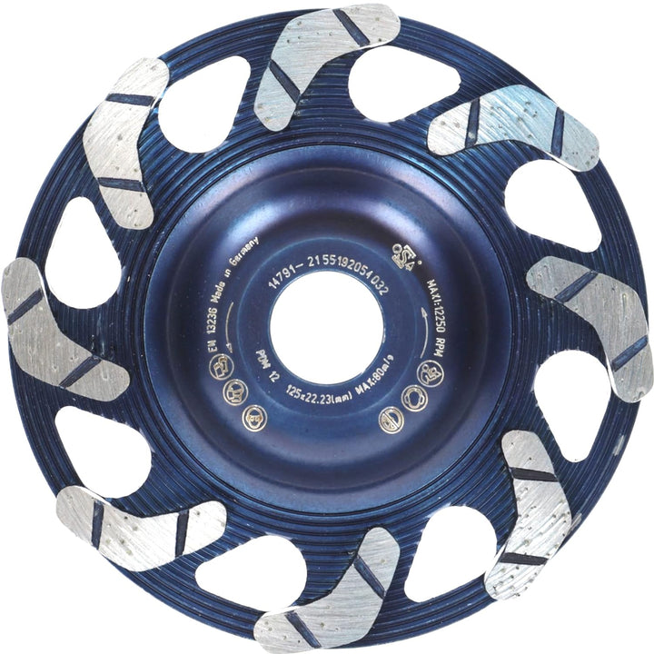PRODIAMANT Diamant Schleifteller 125mm Beton Universal ST49 ProfiPlus Schleiftopf Made in Germany