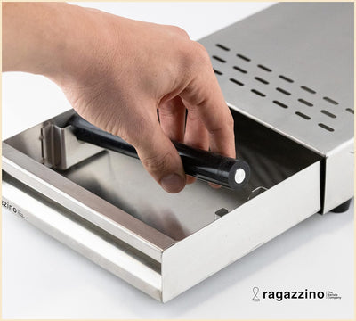 ragazzino Kaffee Abklopfbehälter | Sudschublade für Espresso Siebträgermaschine | Abschlagkasten mit