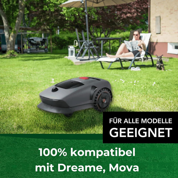 Ersatz Messer kompatibel mit Dreame A1 A2 Mova Mähroboter Klingen - LongLife Edelstahl [bruchsicher