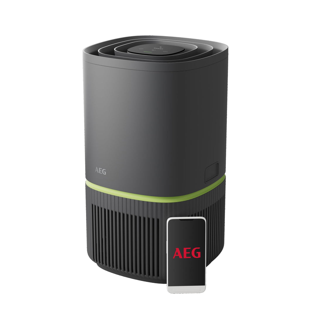 AEG Luftreiniger Pure 5000 / für bis zu 41 m²/98 m³ / Farbe: Dark Grey APO50371DG Dark Grey