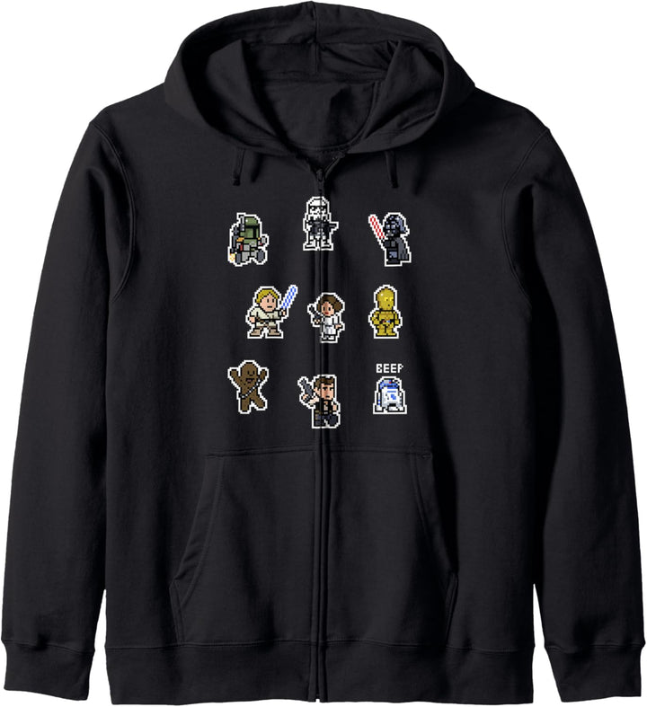 Star Wars Classic 8-Bit Character Mix Kapuzenjacke