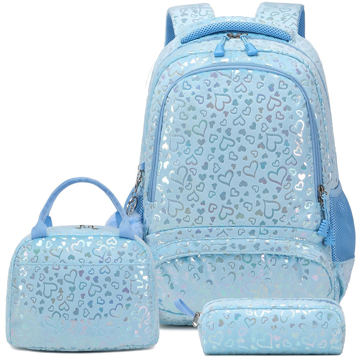 Kimwadalh Plüsch Kinderrucksack Mädchen Rucksack Schulrucksack Leichtgewicht Schulranzen für Mädchen