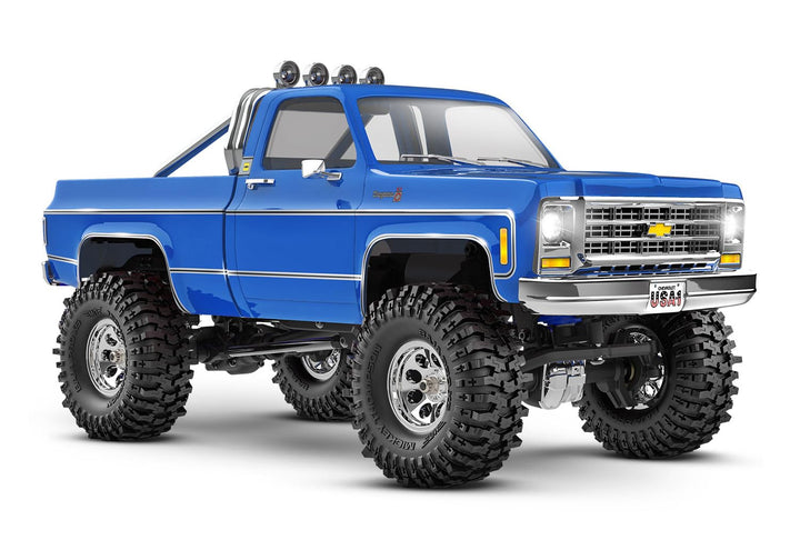 TRAXXAS TRX-4M 1/18 Chevrole K-10 4x4 Blau High Trail Crawler inkl. Akku/Lader 4WD RTR