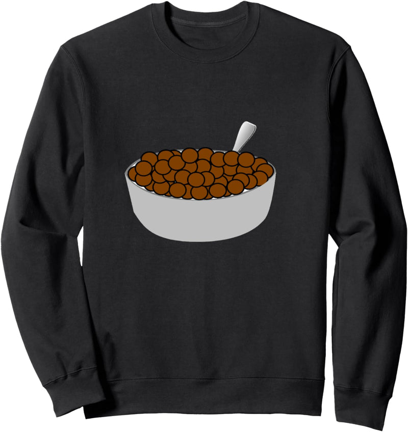 Schale mit Schokolade und Müsli Sweatshirt