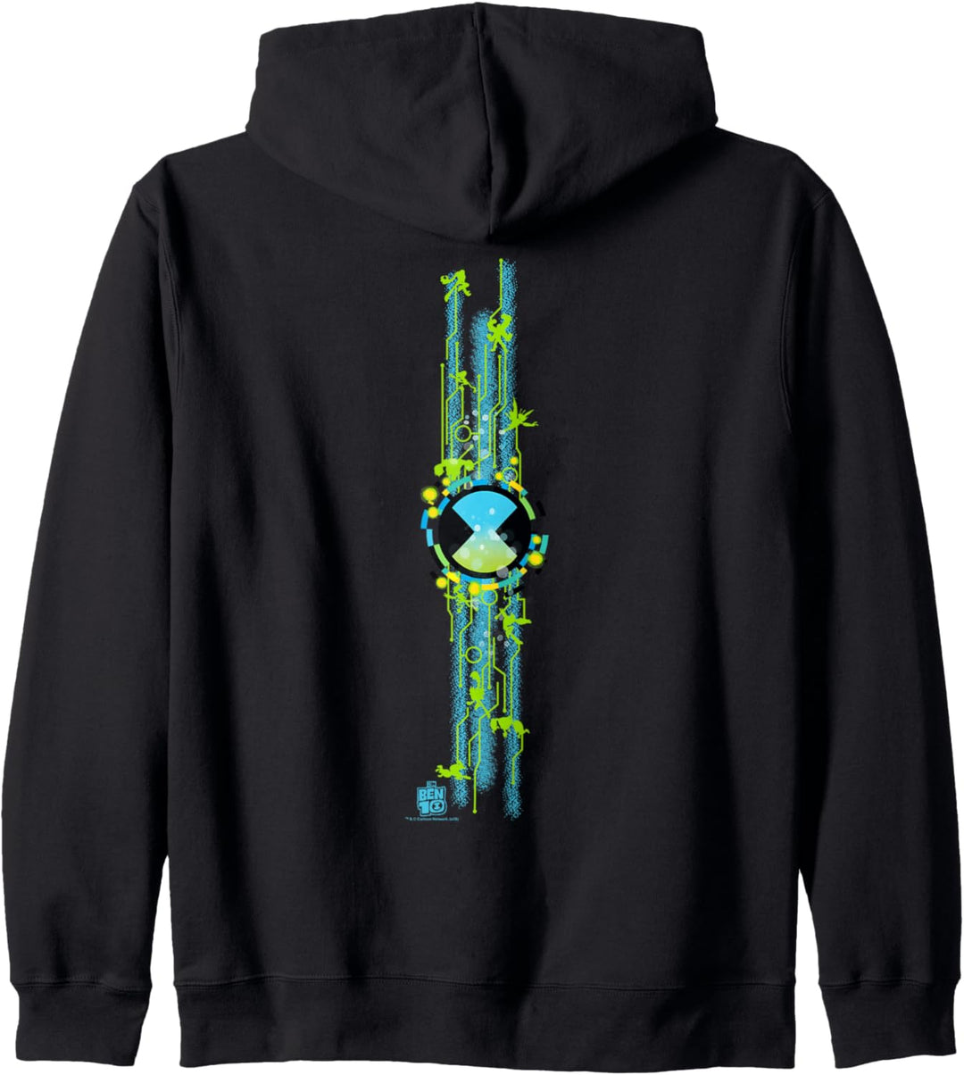 Ben 10 Ben Symbol Column Kapuzenjacke