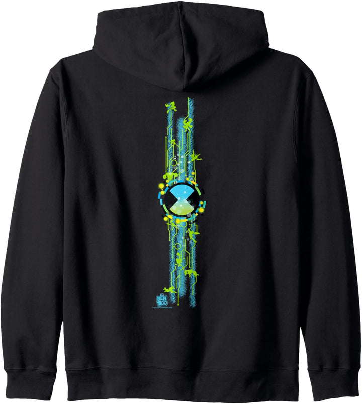 Ben 10 Ben Symbol Column Kapuzenjacke