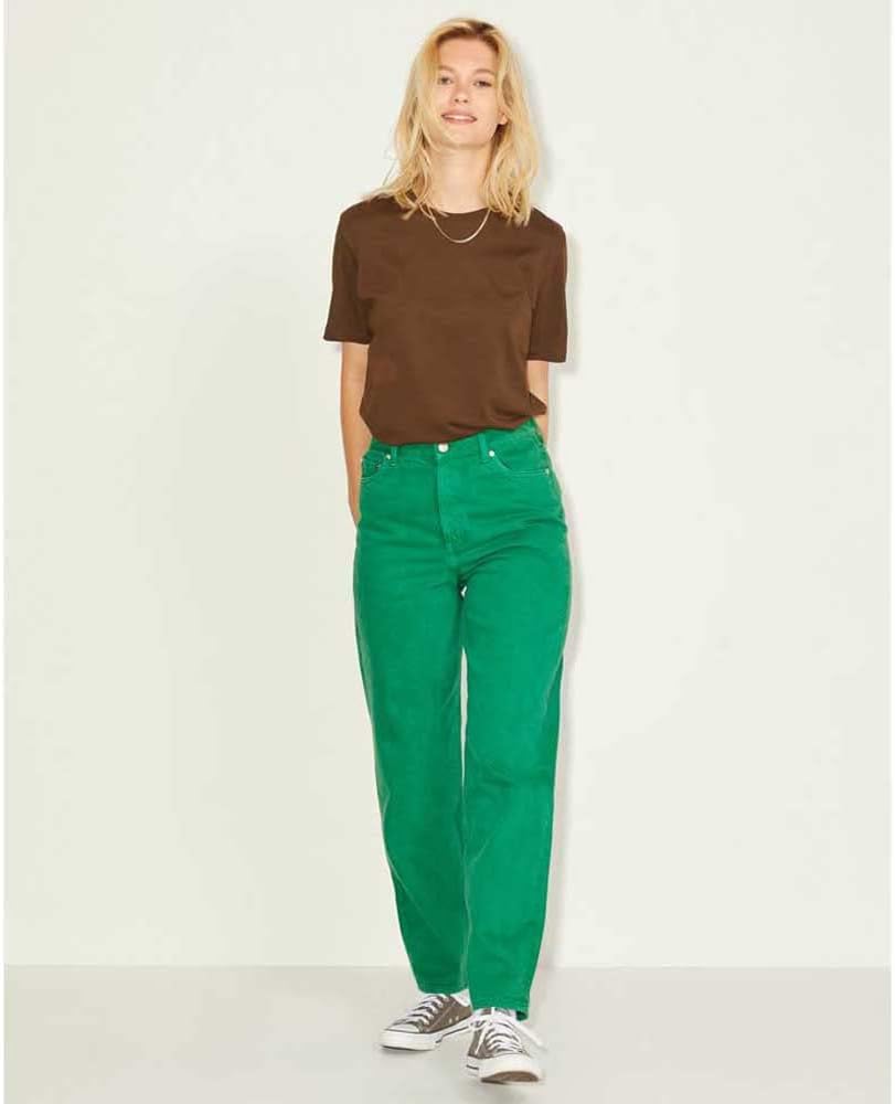 JACK & JONES Damen Jjxx Jxlisbon Mom Hw AKM Noos Jeans 24W / 32L Jolly Green, 24W / 32L Jolly Green