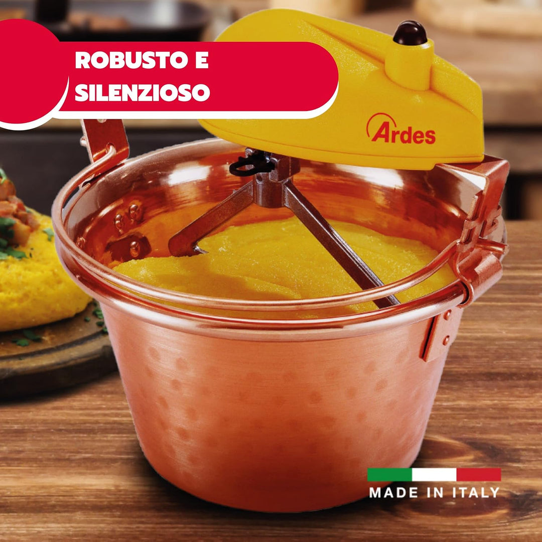 ARDES - AR24AM80 Kupferkessel Durchmesser 28cm Mischer für Marmelade Polenta, Ardes Mischerkessel mi