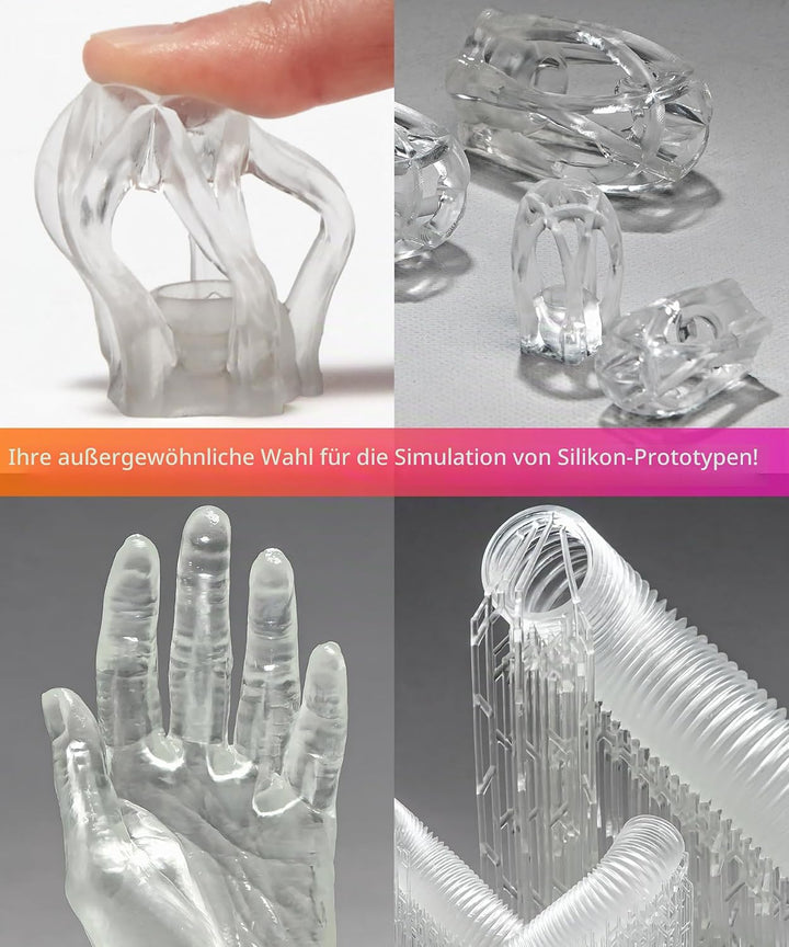 3D-Drucker Harz, Weichheit 60A, simuliert weiches Silikon, Hergestellt in Korea von 3DMaterials (500