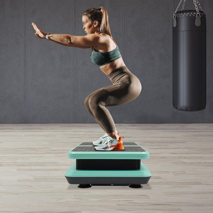 99 Geschwindigkeitsstufen + Fernbedienung Rüttelplatte Vibrationsplatte Für Frauen Vibration Plate S