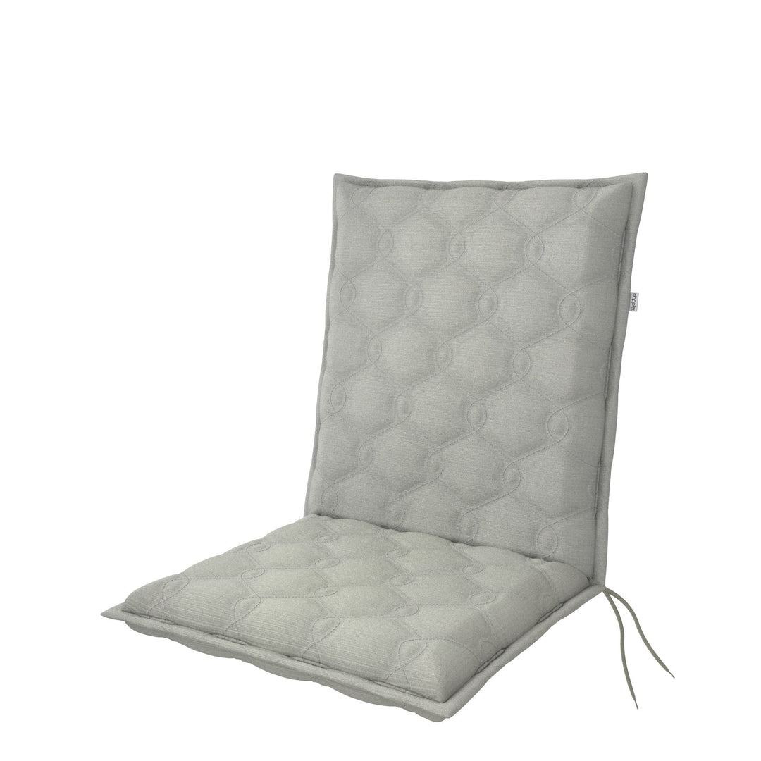 Doppler / Niederlehner Fusion/Gartenstuhlauflage/Niederlehner/Grau/ca. 100 x 48 x 7 cm, Grau