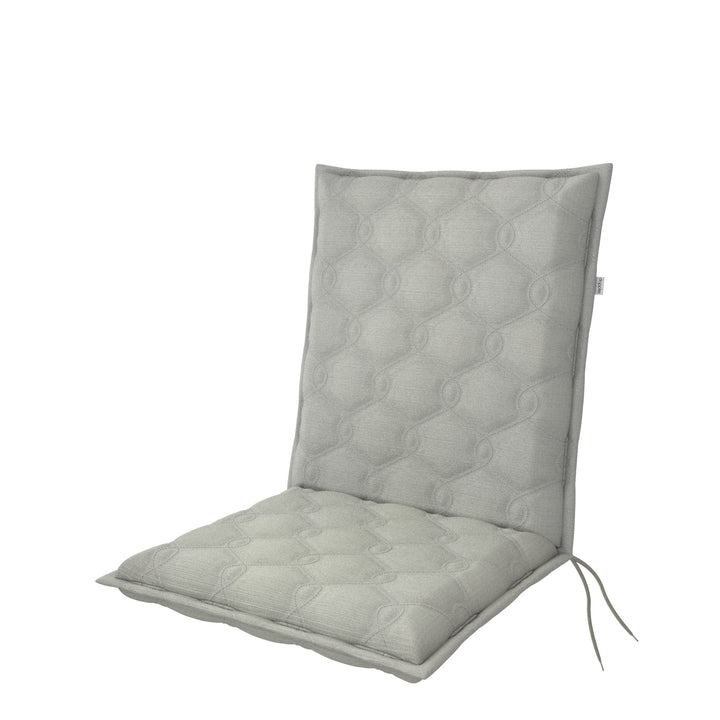 Doppler / Niederlehner Fusion/Gartenstuhlauflage/Niederlehner/Grau/ca. 100 x 48 x 7 cm, Grau