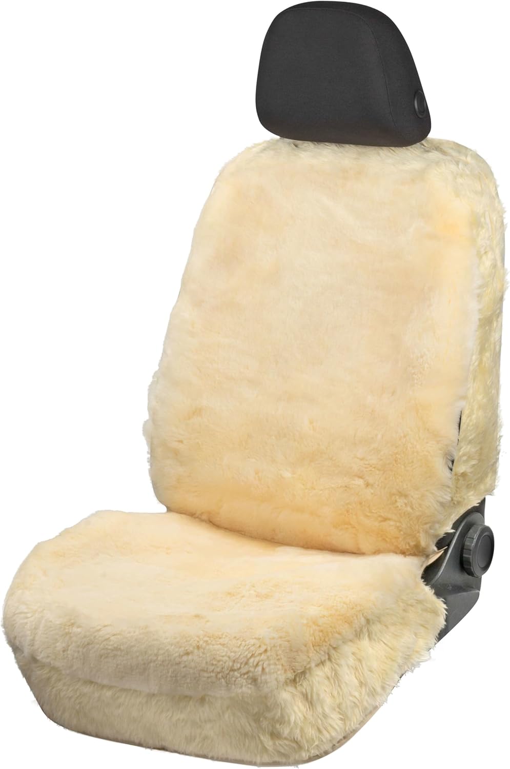 Walser Lammfell Autositzbezug Mona, 100% Lammfell Sitzbezug für Auto, 1 Stück Lammfell Sitzbezüge Au