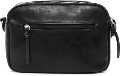 Tamaris Umhängetasche Liane 32210 Damen Handtaschen Mustermix Einheitsgrösse Black 100, Einheitsgrös