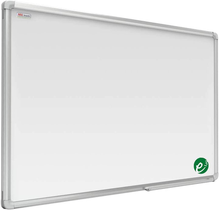 ALLboards Magnetisches Whiteboard, Ceramic Emaillierte Oberfläche 100x80cm Magnettafel mit Alurahmen