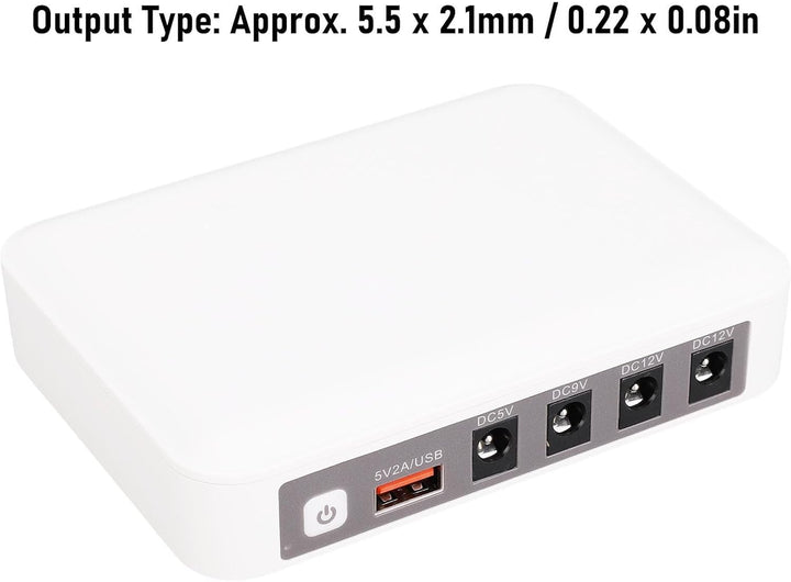 Eujgoov Mini UPS Battery Backup Unterbrechbar Stromversorgung 7500mah für Router Modem Home Office (