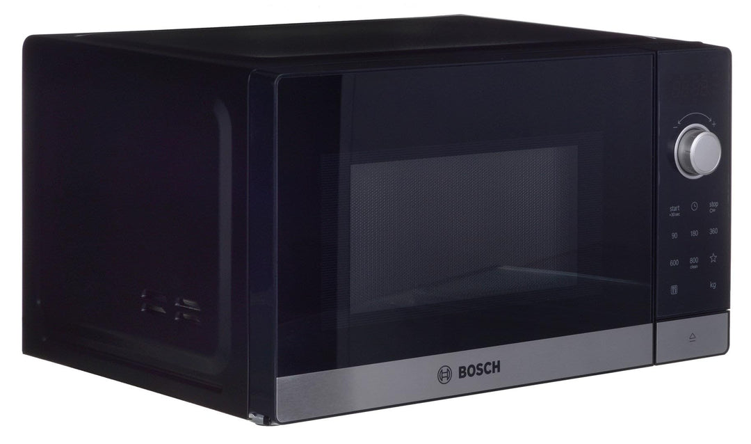 Bosch FFL023MS2 Serie 2 Mikrowelle, 26 x 44 cm, 800 W, Drehteller 27 cm, Türanschlag Links, AutoPilo