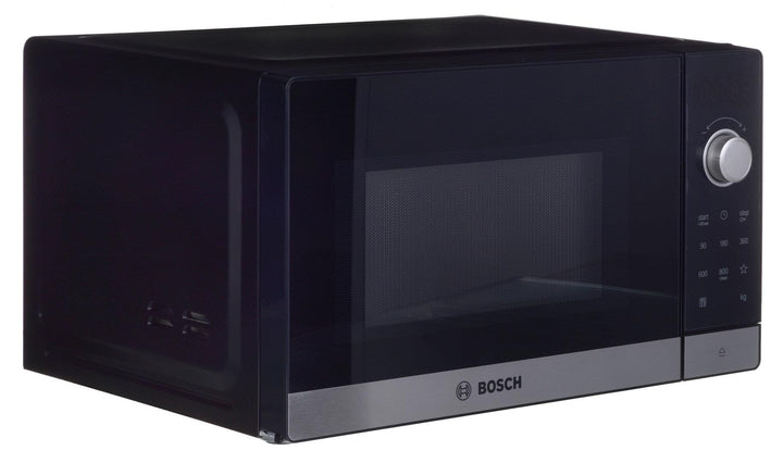 Bosch FFL023MS2 Serie 2 Mikrowelle, 26 x 44 cm, 800 W, Drehteller 27 cm, Türanschlag Links, AutoPilo