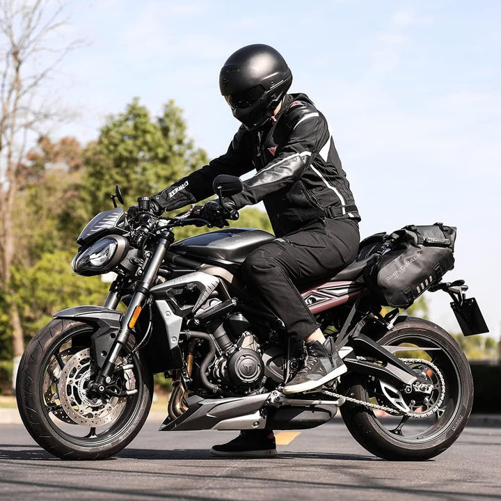 Rhinowalk Motorrad-Satteltaschen Gepäckträgertasche wasserdichte Anti-Vibrations-Motorseitentaschen